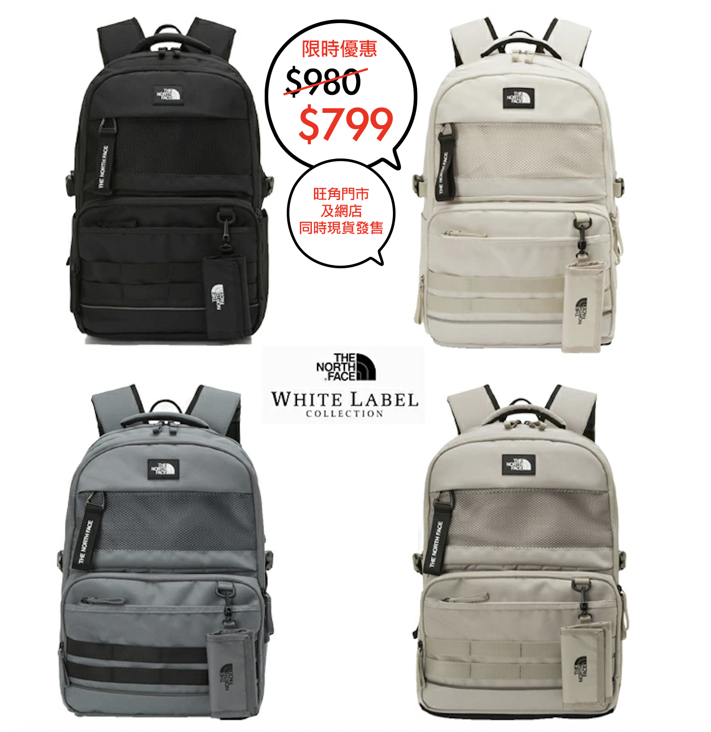 The North face 韓國限定 Dual pro III backpack 系列