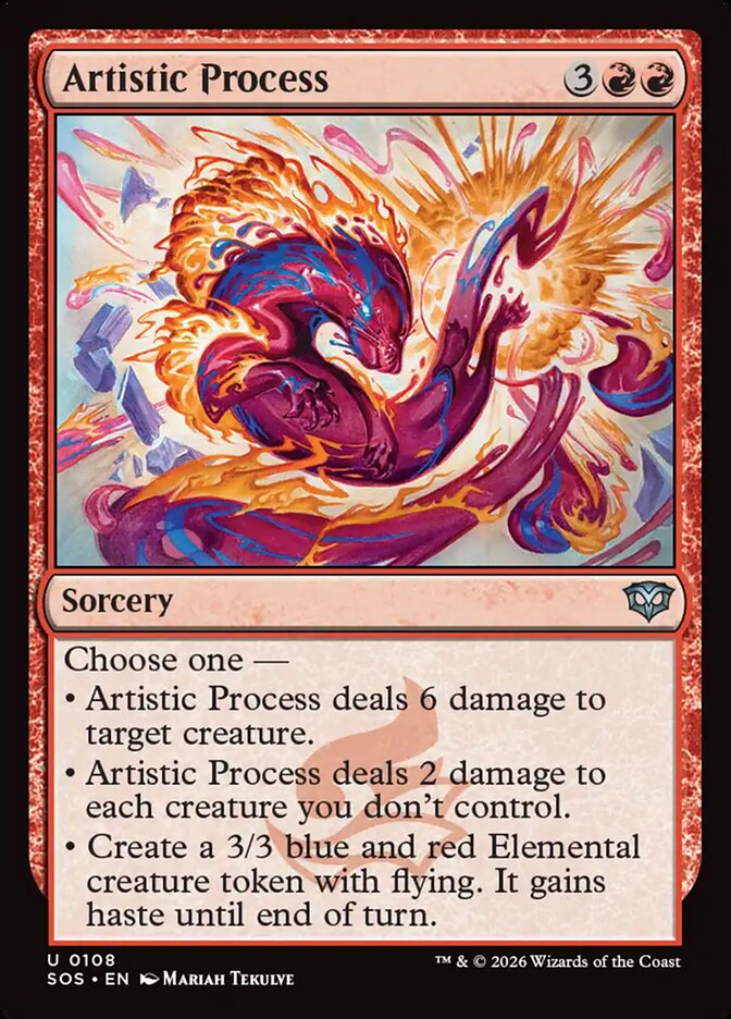 [EN] [Foil] Artistic Process [SOS-108] U