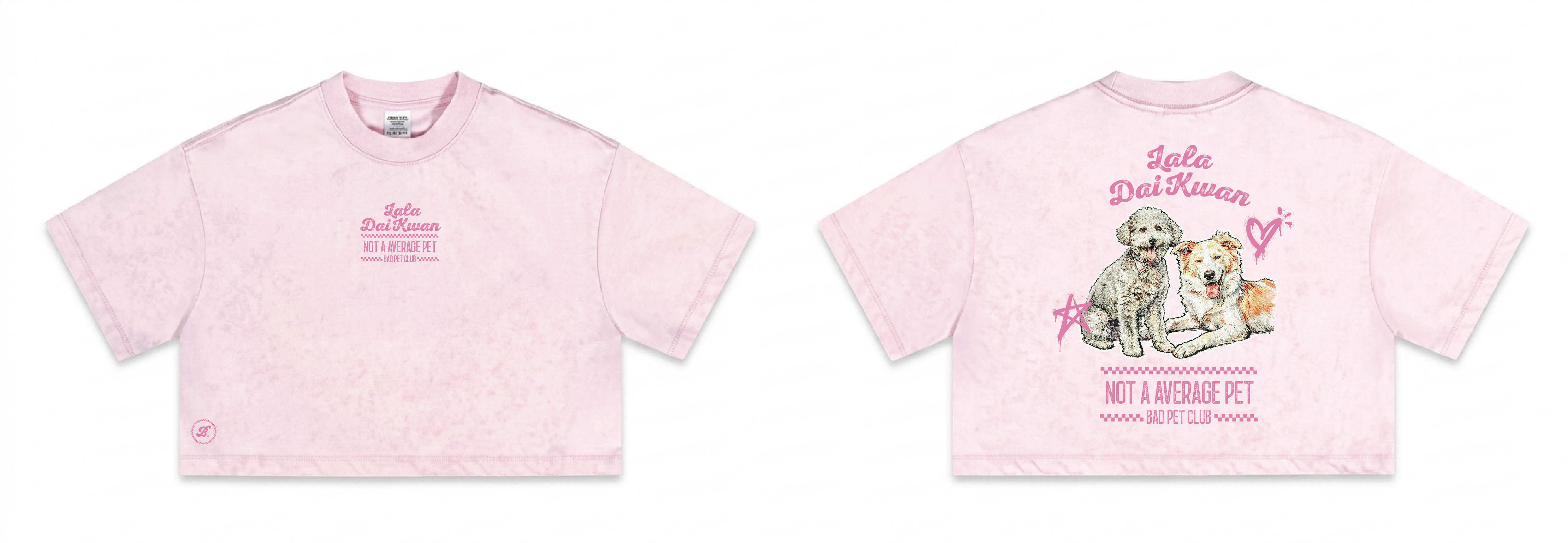 【寵物客製】女裝Crop Tee