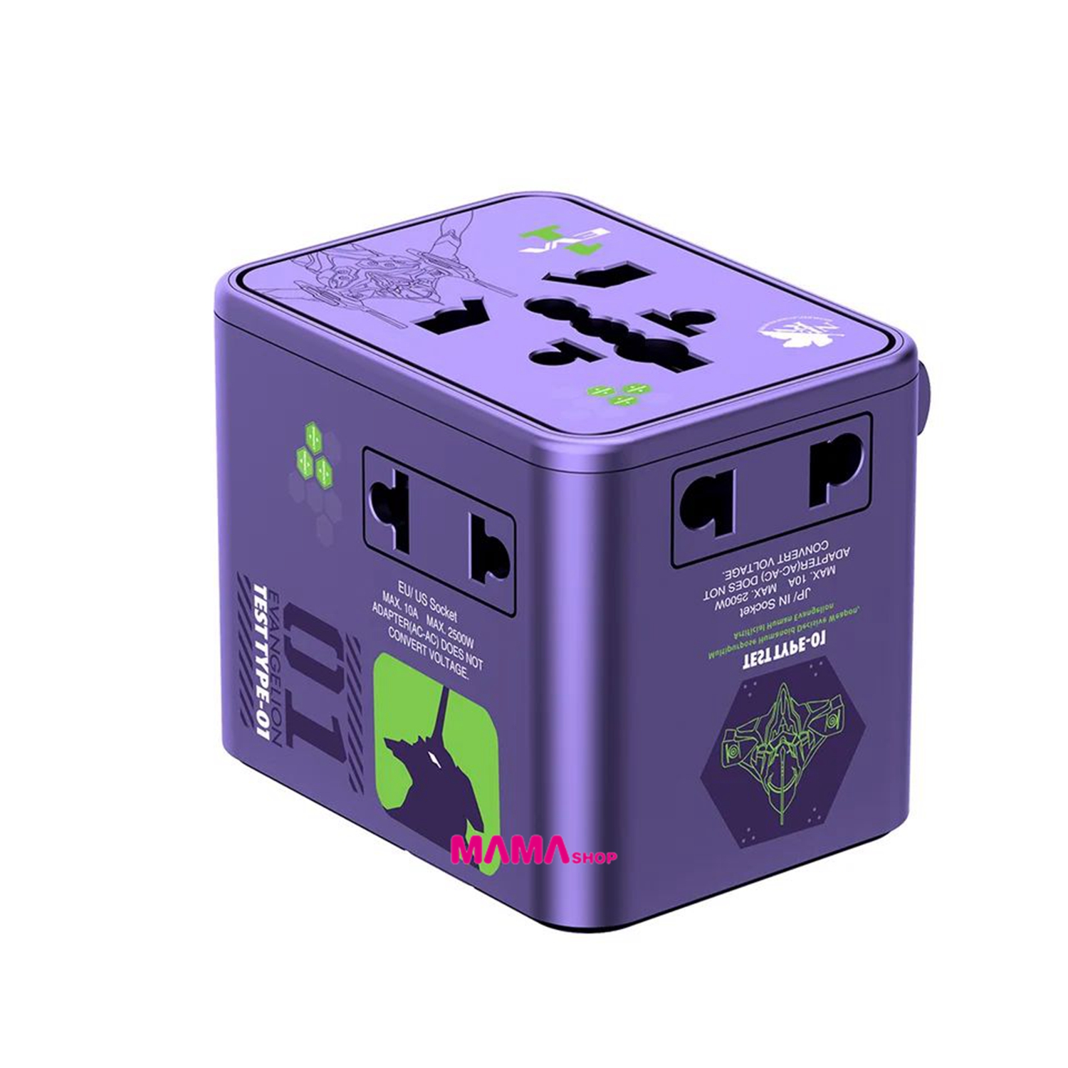 EVA 新世紀福音戰士初號機 第3代 TA45C 45W 6輸出 PD3.0/PPS快充旅行充電器