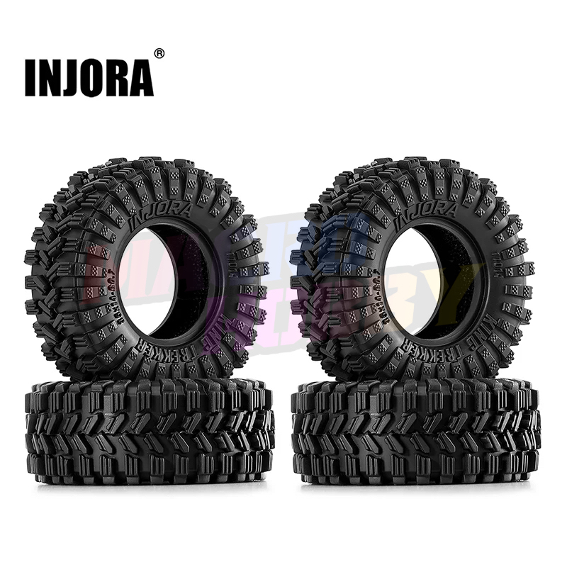 INJORA 0.7" 35*14mm King Trekker Tires for 1/30 SCX30 (T7014) #530365