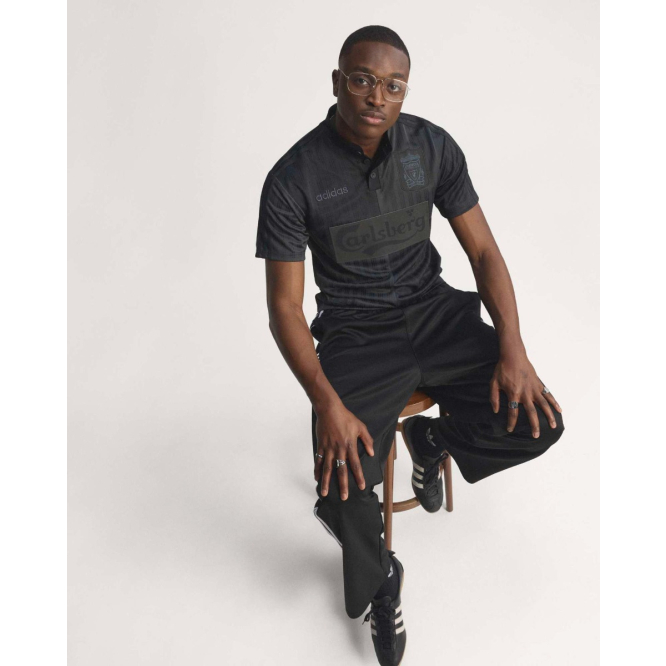 ⚫🖤 **收藏級黑魂版本！Adidas Liverpool 利物浦 1995-96 Blackout 作客球衣 (可加印字) KA8108