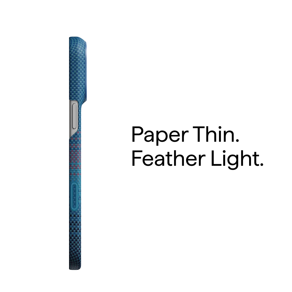 Pitaka Edge Case for iPhone 18 Series - Midnight (PitaTap™)