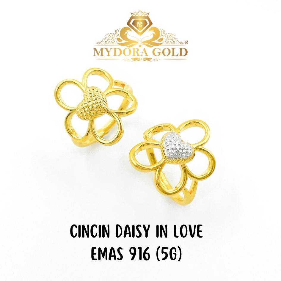 MYDORA Cincin Daisy In Love (5G) l EMAS 916/22K