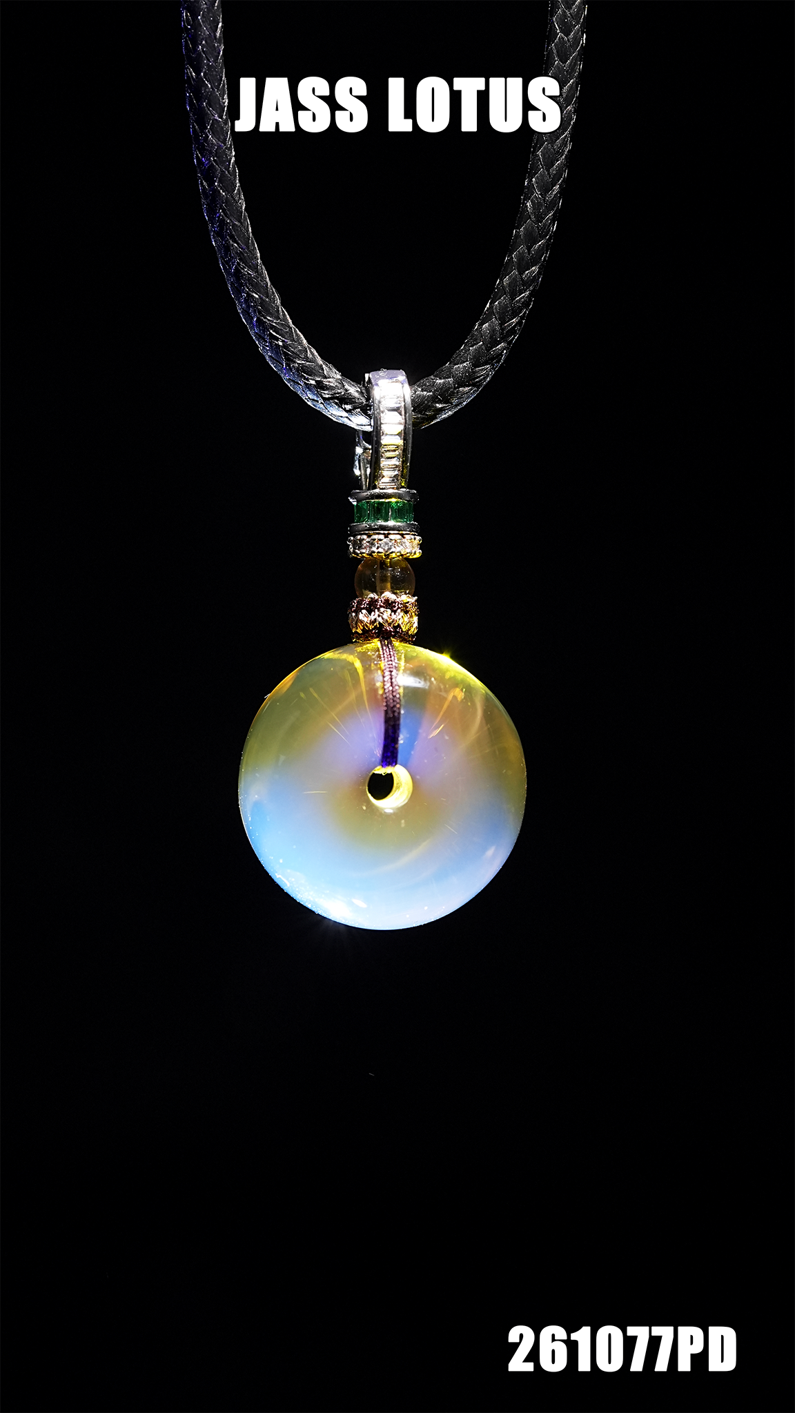 緬甸天然琥珀淨水紅茶珀平安扣吊墜