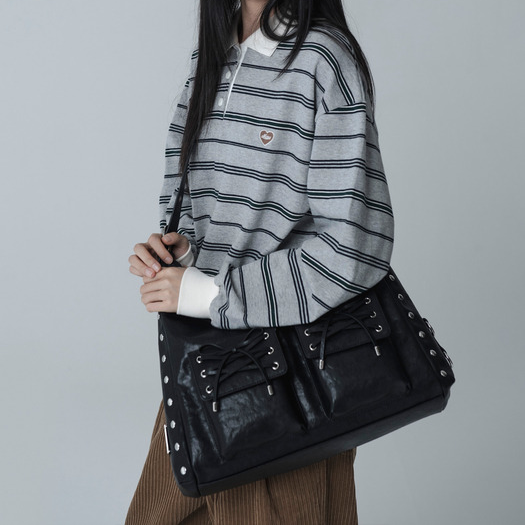 [MARS EN AVRIL] CORSET RIBBON HOBO BAG (2種)