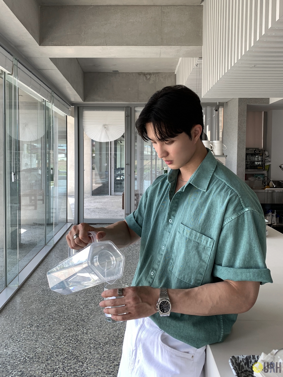 【100%保證韓國直送】高密度顏料洗水挺闊寬鬆短袖襯衫 👕 [5 color] RL113030