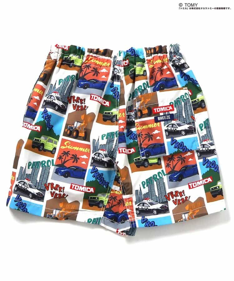 🇯🇵預訂 日本直送🇯🇵Breeze x Tomica系列兩色車車滿印水陸兩用短褲