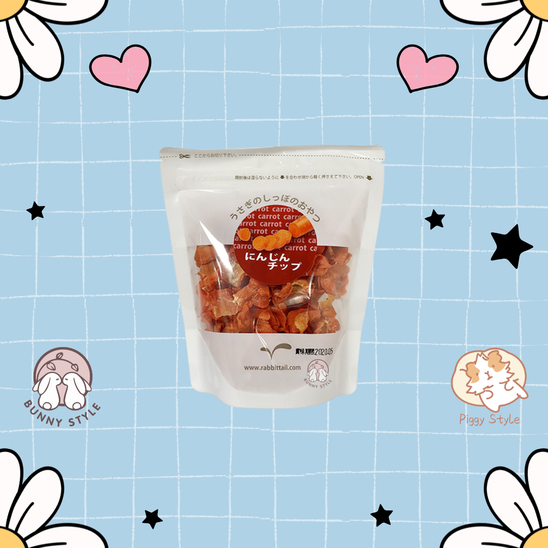 日本 RabbitTail 風乾胡蘿蔔片 80g