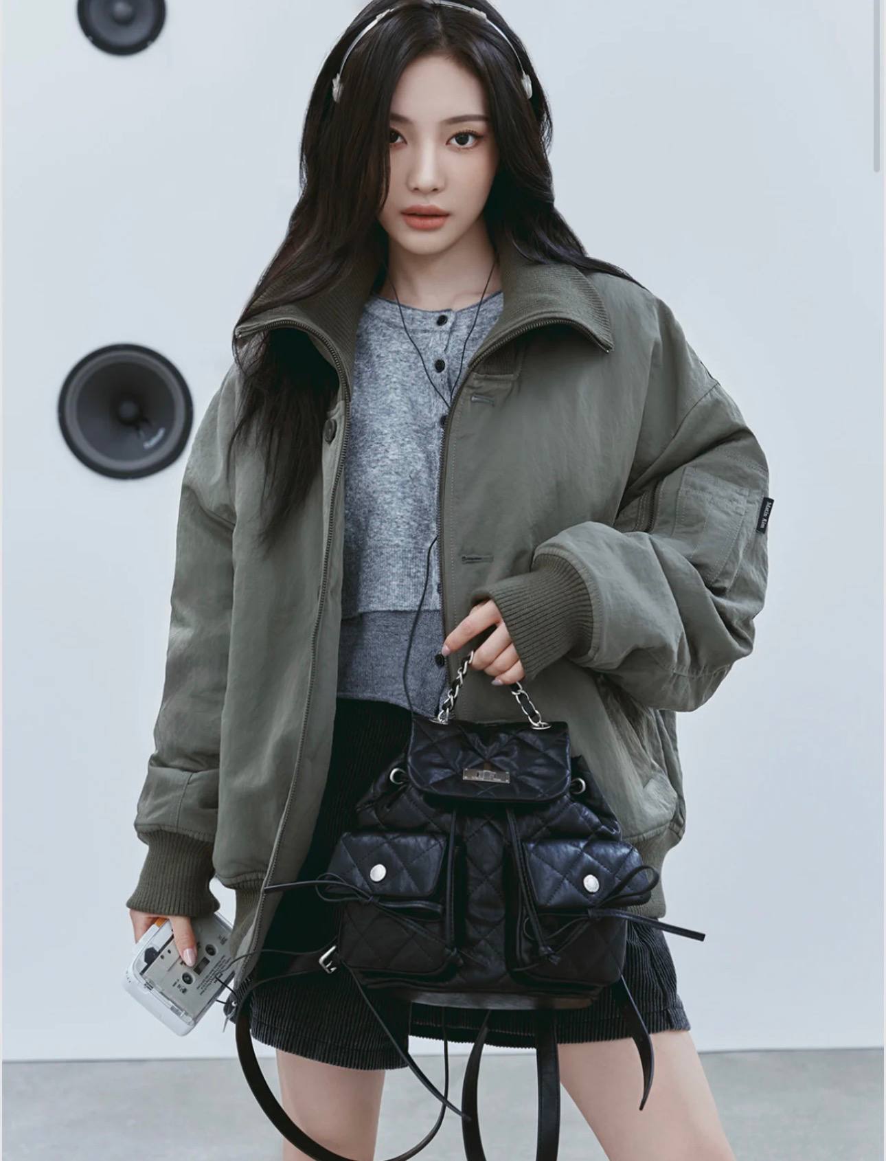 🇰🇷MATIN KIM  菱格蝴蝶结后背包✨