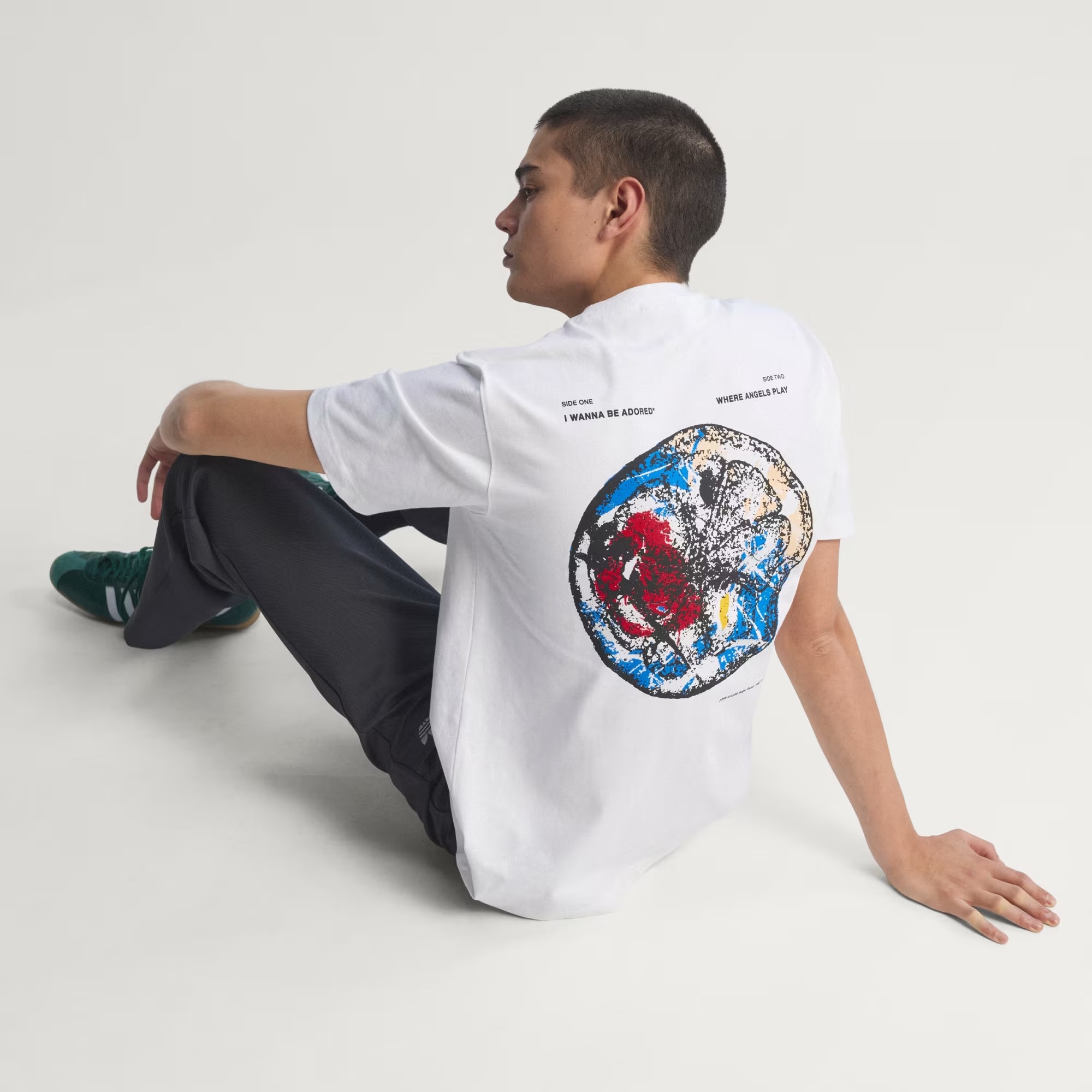 🎶⚽Adidas Manchester United 曼聯 × Stone Roses T-Shirt JZ7092