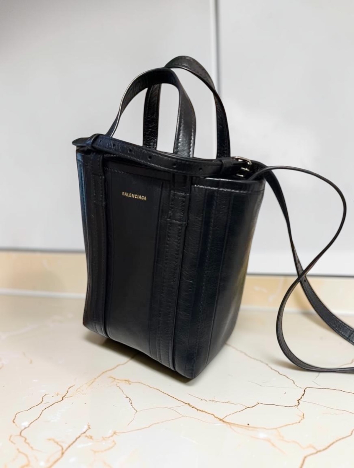 Balenciaga Shoulder Tote Bag Black 100%Authentic, 98%New ✅Dust bag