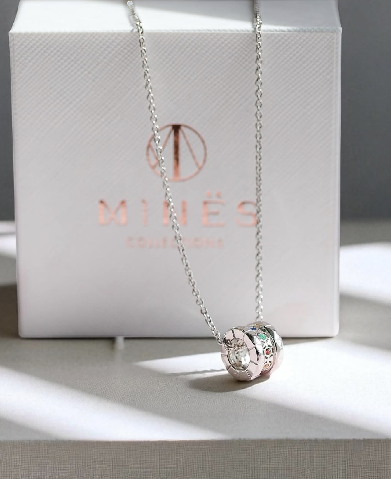 MINES WHISPER OF LUCK NECKLACE 九寶石幸運項鏈