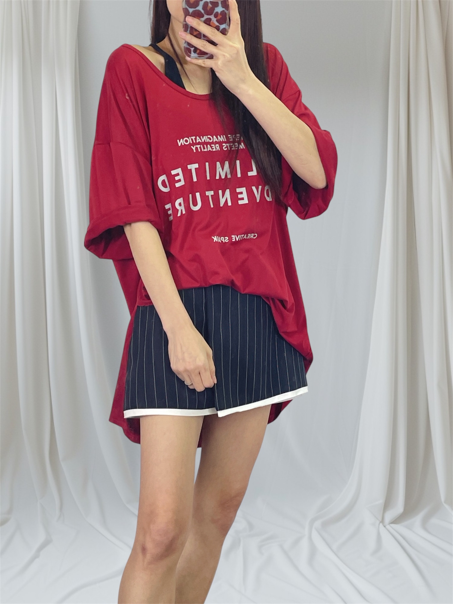 K5560 棉料印字鬆身tee