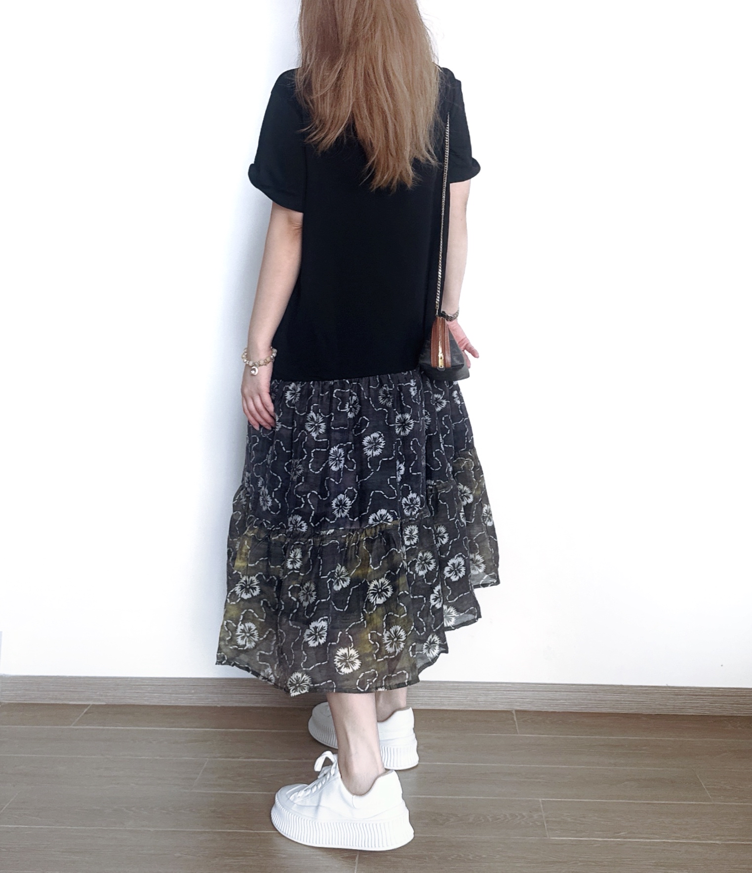 🌼初春優惠🍀 假兩件立體花網紗裙