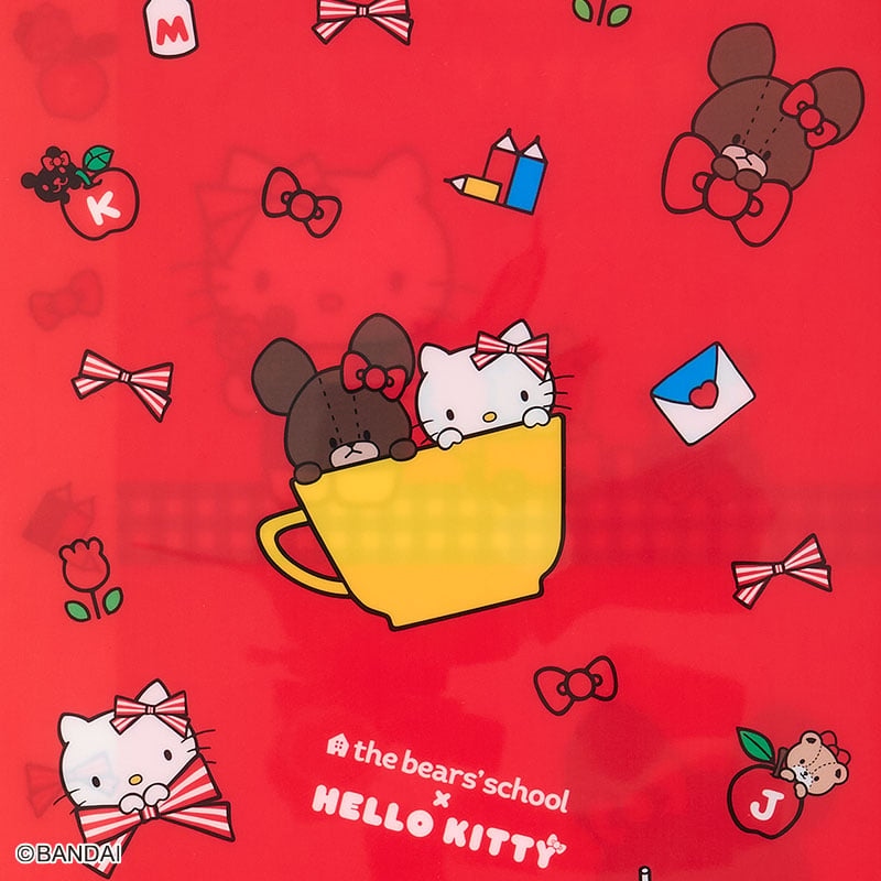 🌸 【預訂】A4 File (RD) - The Bears' School x Kitty