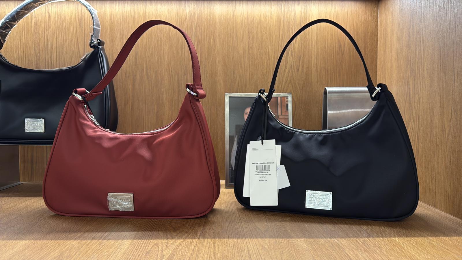 Marithe Classic Logo Hobo Bag