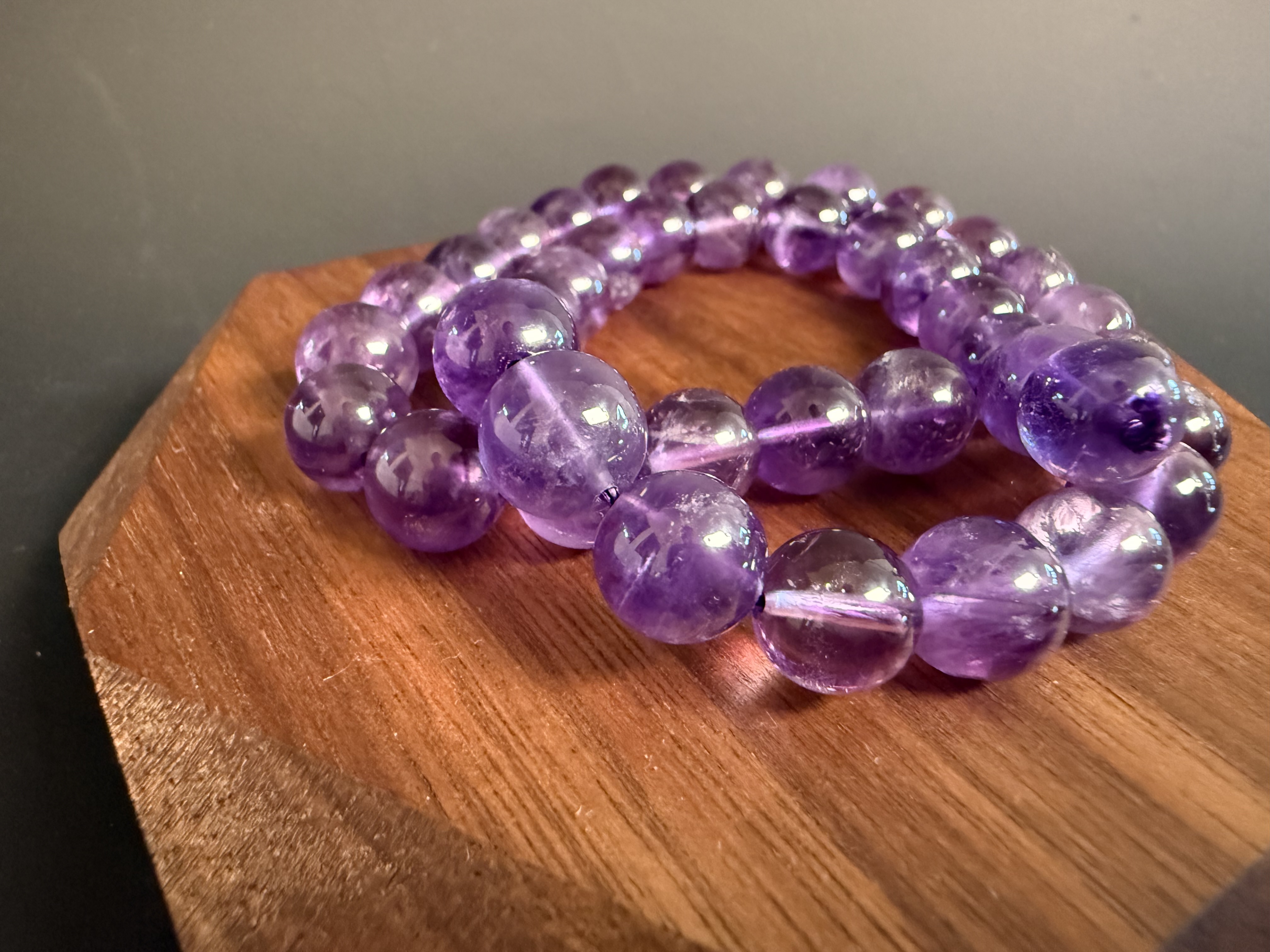 紫水晶手串｜Amethyst Bracelet｜10mm