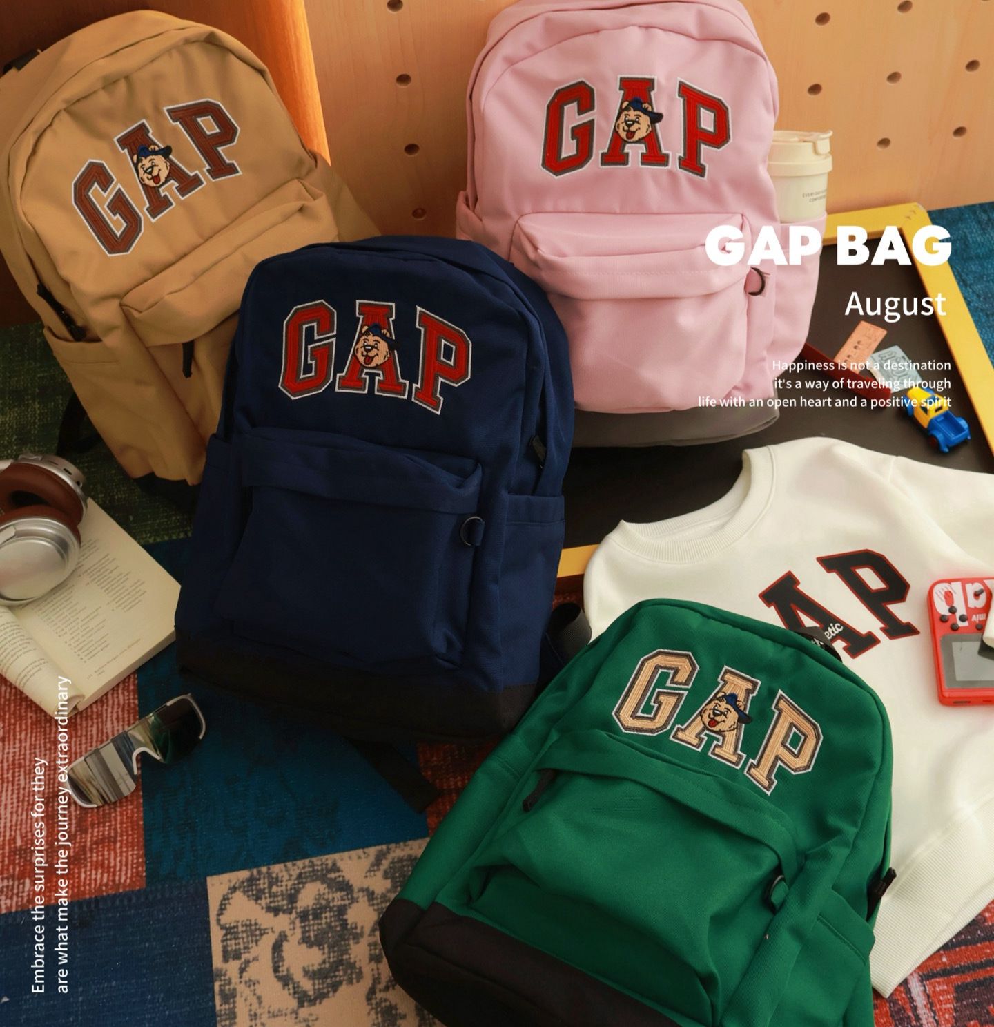 預訂款GAP雙肩書包