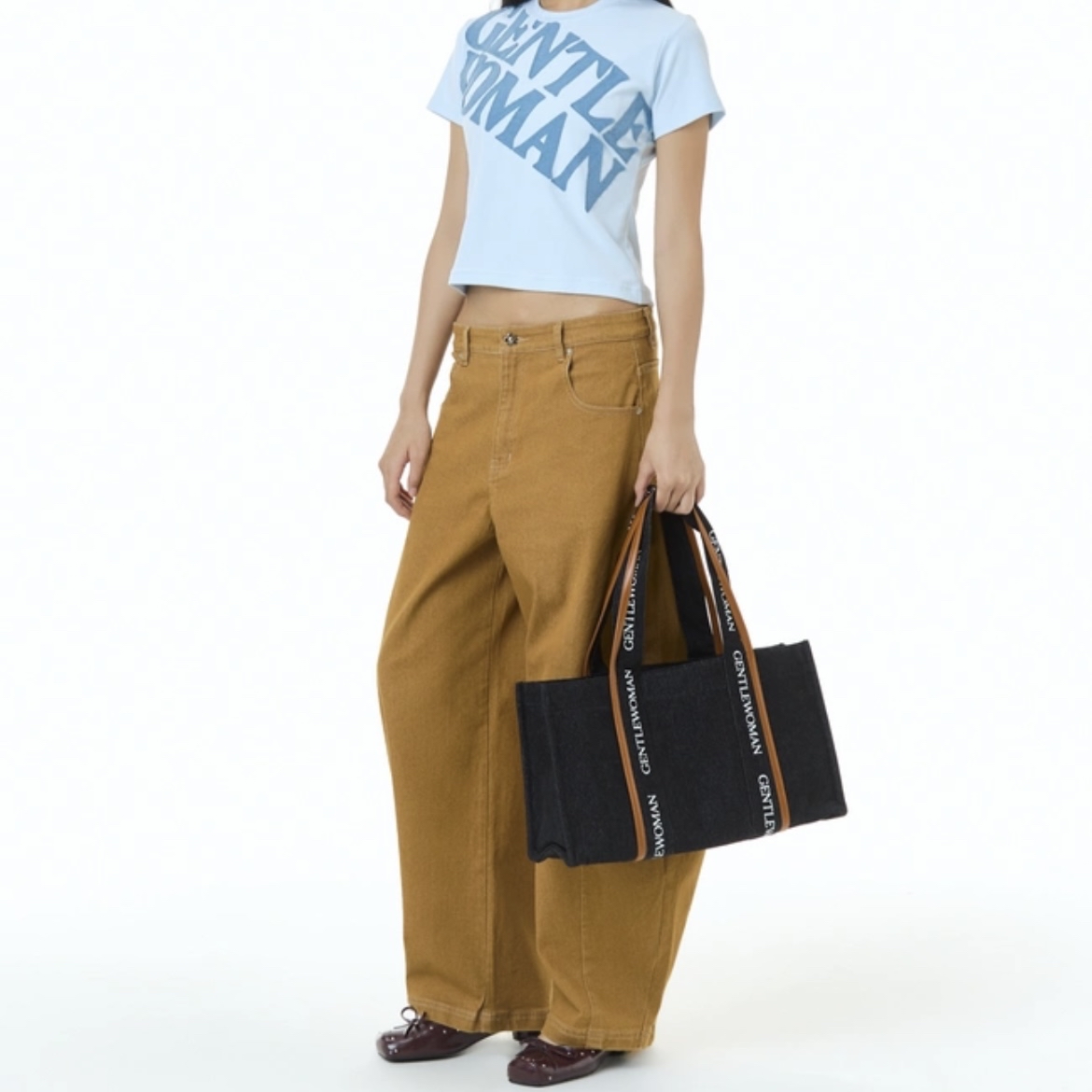 預購 | 🇹🇭GENTLEWOMAN LOGO STRAP SHOULDER BAG(BLACK) BG1098-2