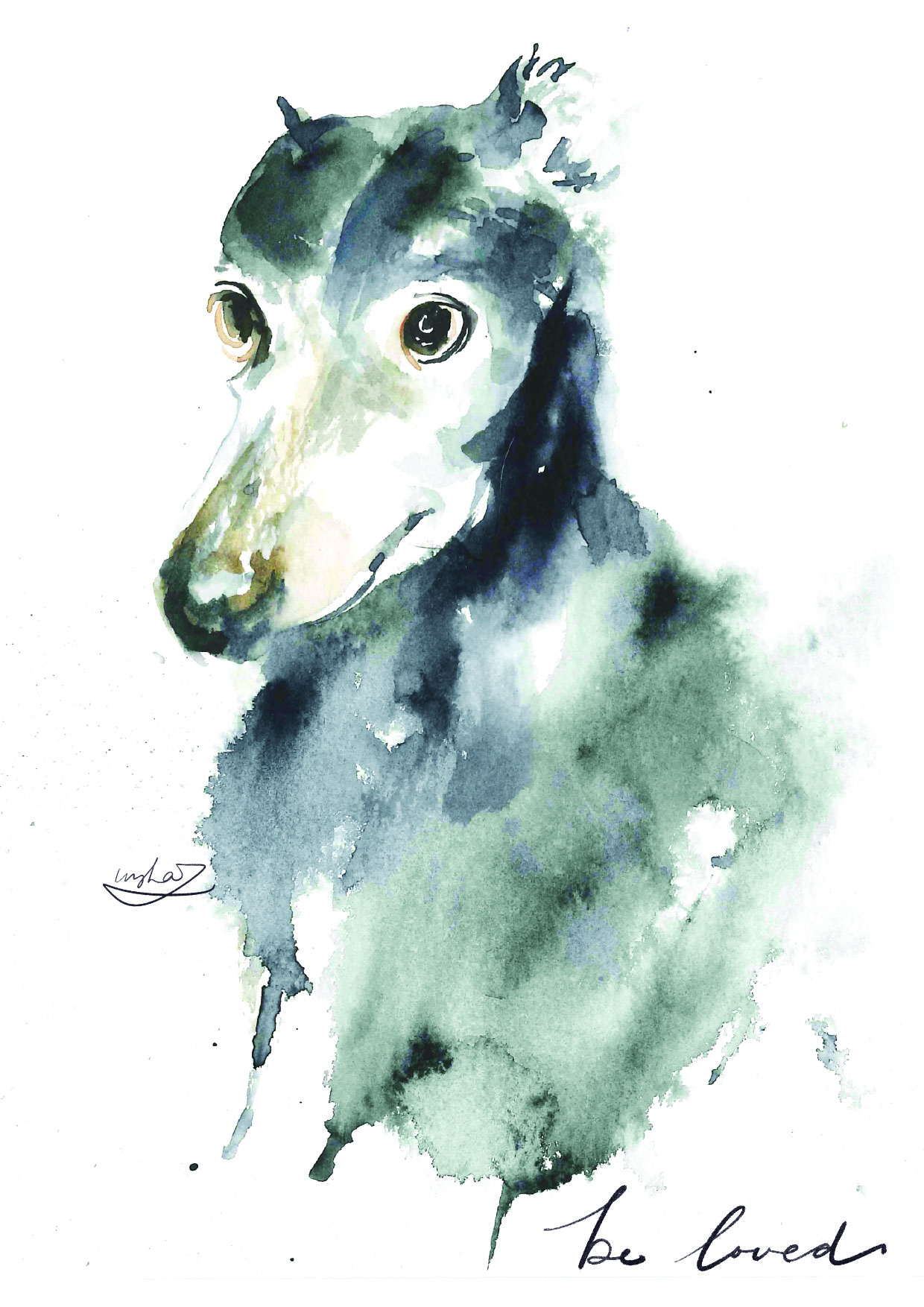 Creative Studio - A4 ART PRINTS Watercolour Animal Portraits