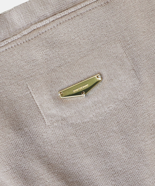 Fine Merino Wool V-Neck Cardigan - Sand