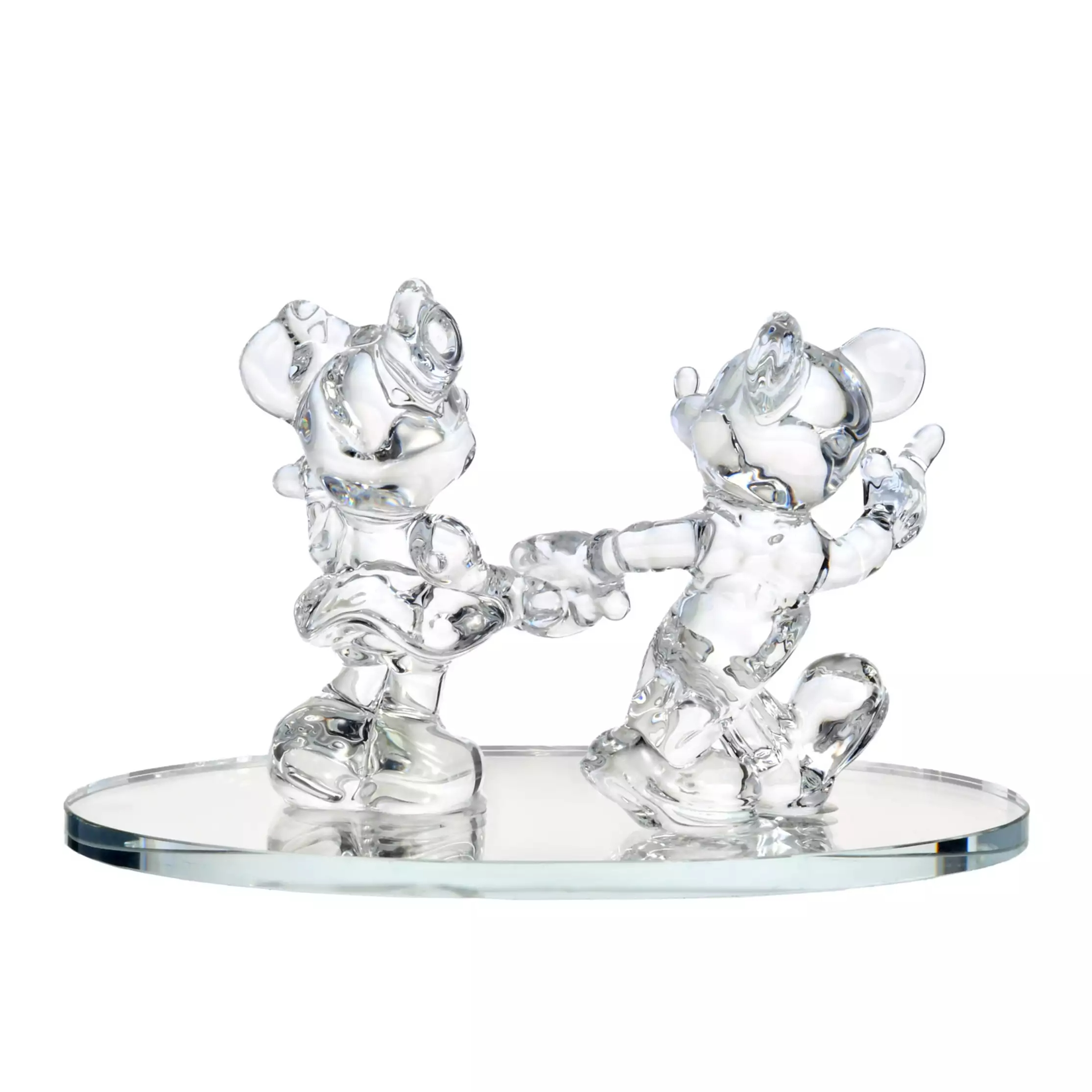 🌸 【預訂】Arribas Brothers Mickey & Minnie Glass Figurine - Exclusive Magic 30/6新品