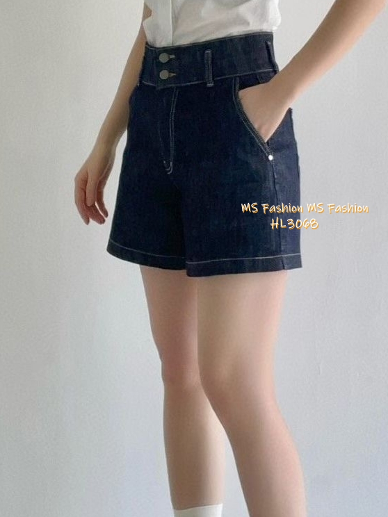 HL3068 韓國🌼Howluk高腰雙鈕短牛