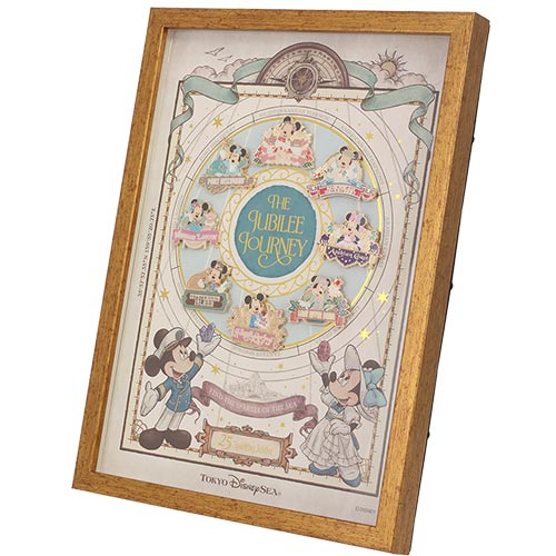 【預訂】DisneySea 25th The Jubilee Journey - pin set 