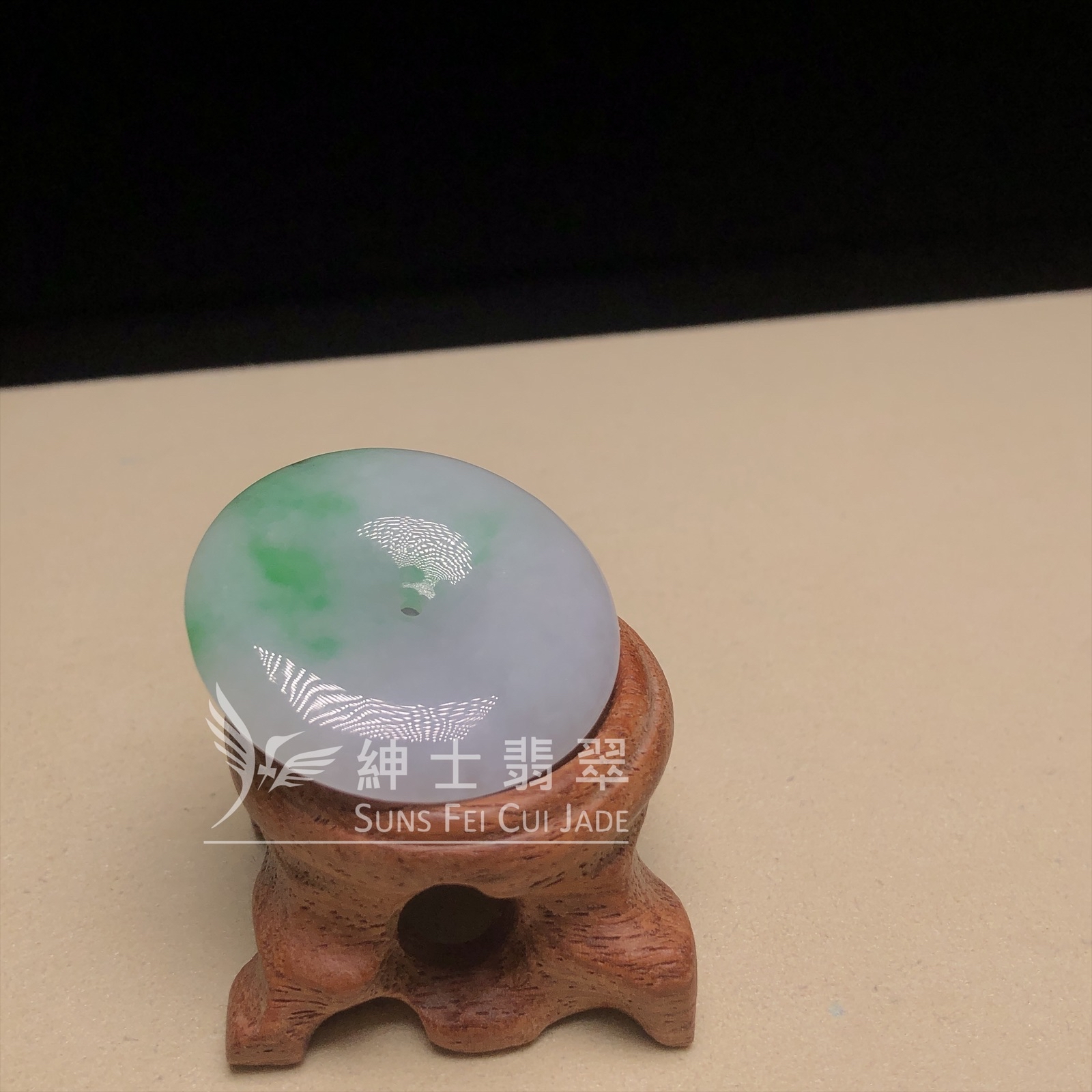 飄翠平安扣  B08502