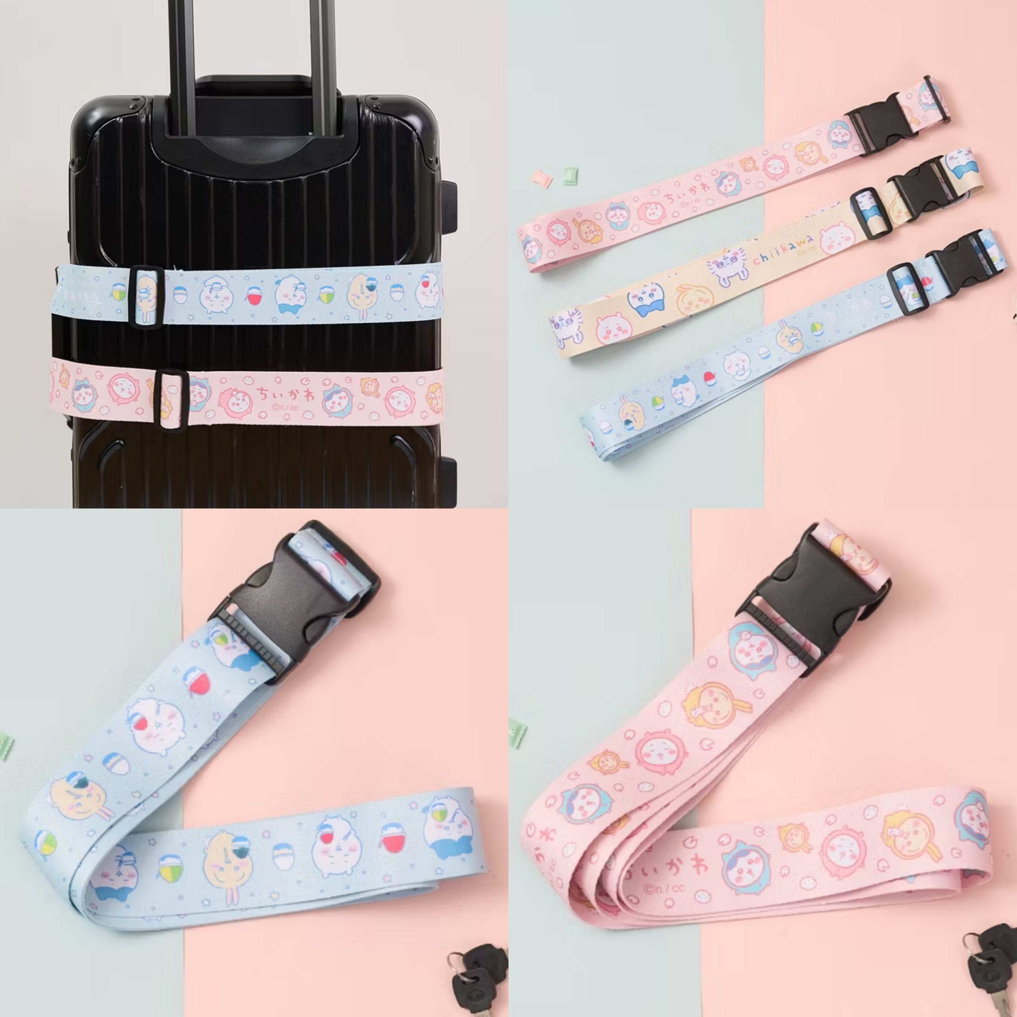 現貨💜正版 chiikawa行李帶 hachiware usagi 旅行行李帶 💜