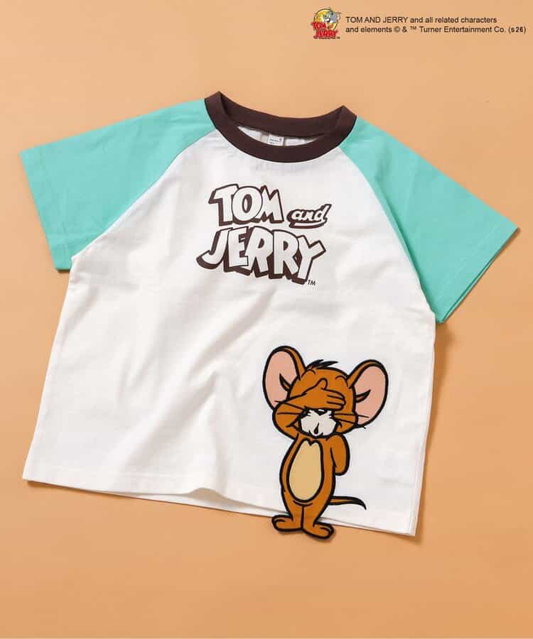 🇯🇵預訂 日本直送🇯🇵Apres les cours x Tom & Jerry系列四色人物刺繡貼花拼色短袖T恤