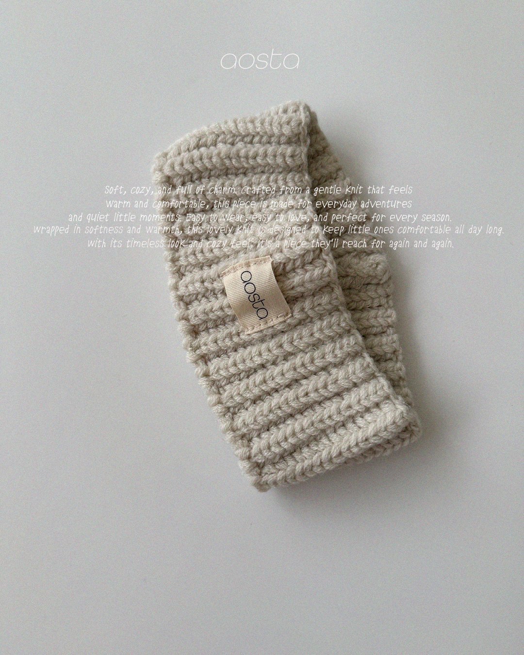 Aosta | [Knit Cookie Headband]ACC