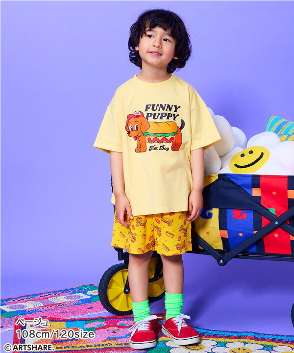 🇯🇵預訂 日本直送🇯🇵Markey’s x Wiggle Wiggle八色趣味印花短袖T恤