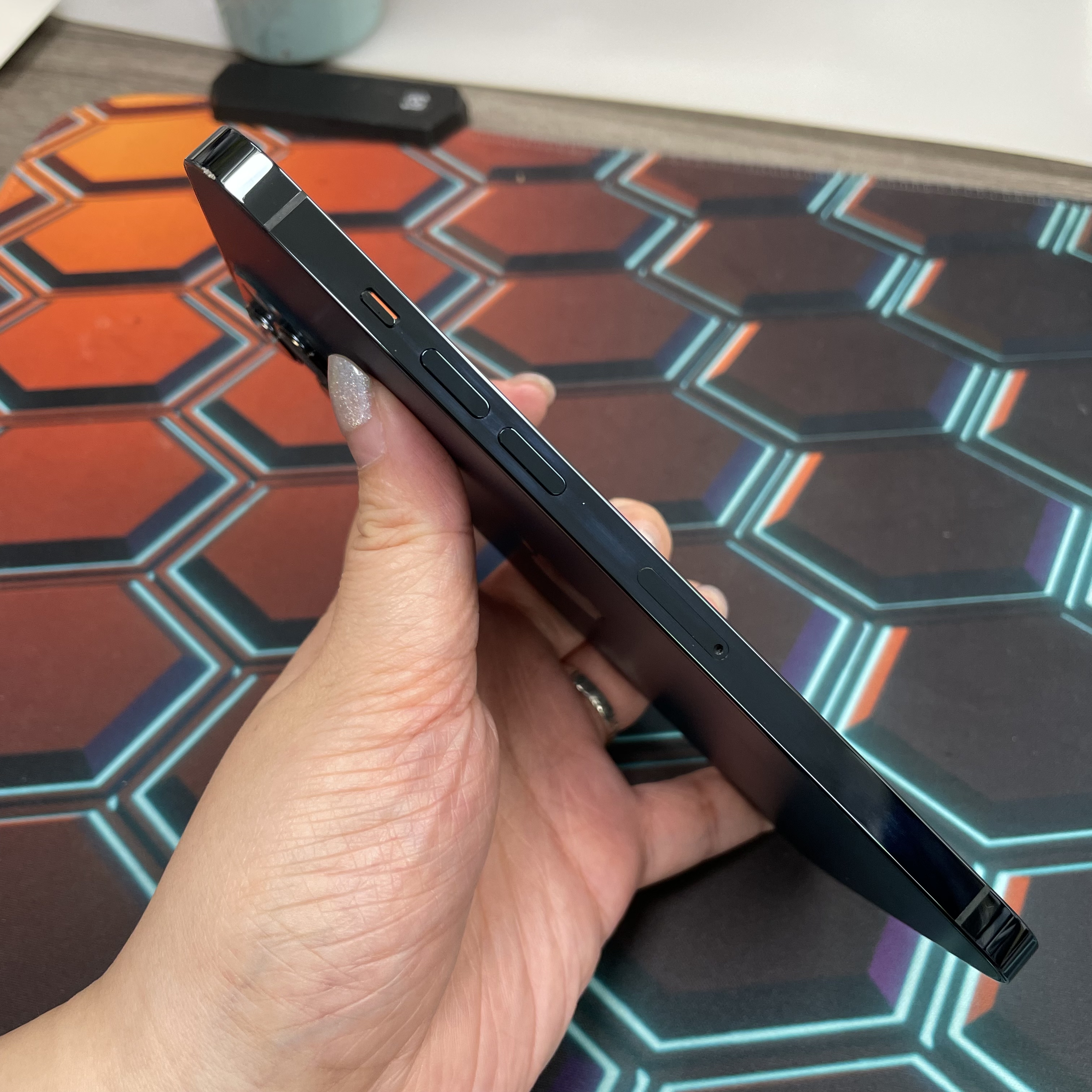 *7375 12 pro max 勁靚機 128GB 電75 藍色 blue