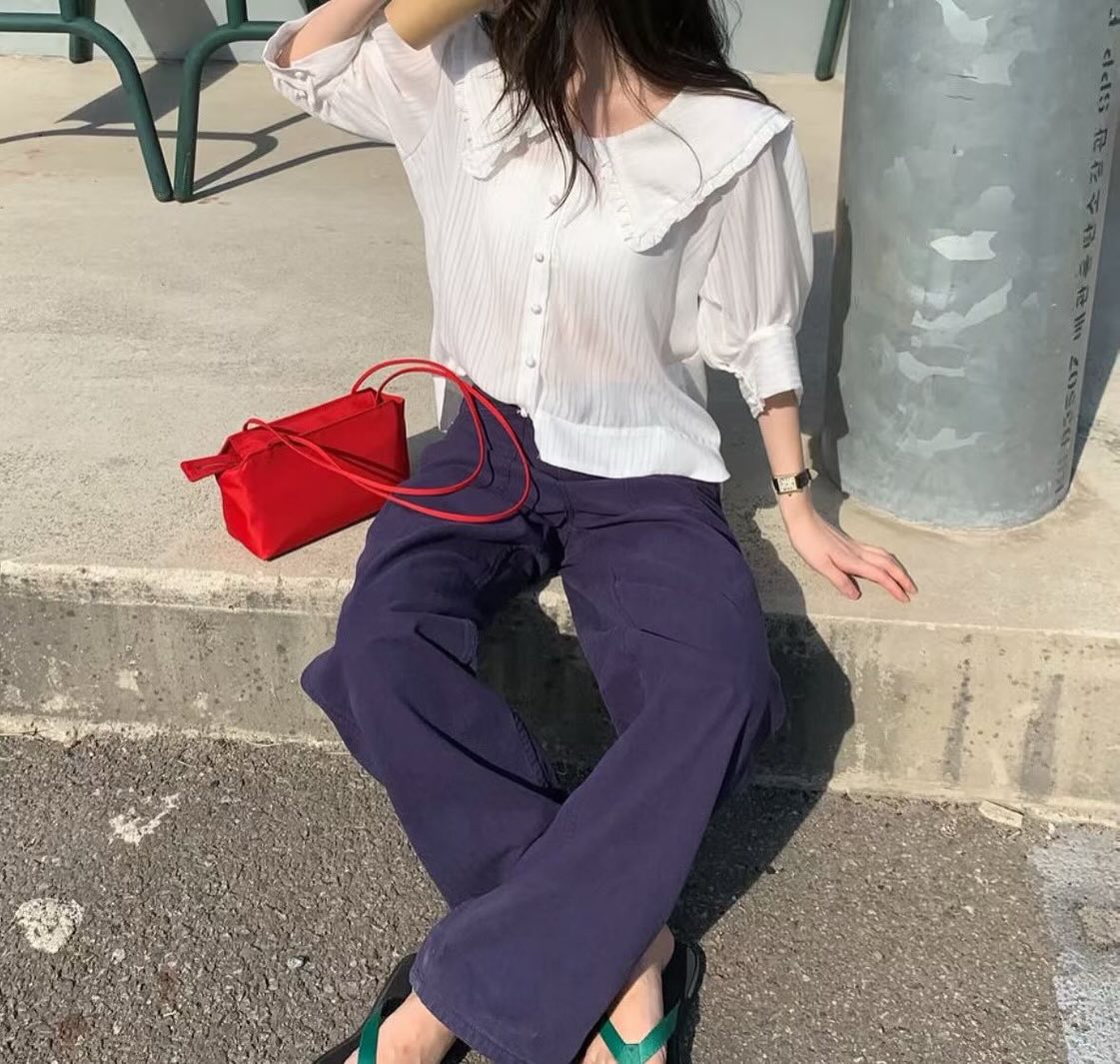 雙細繩霧面尼龍立體小方包