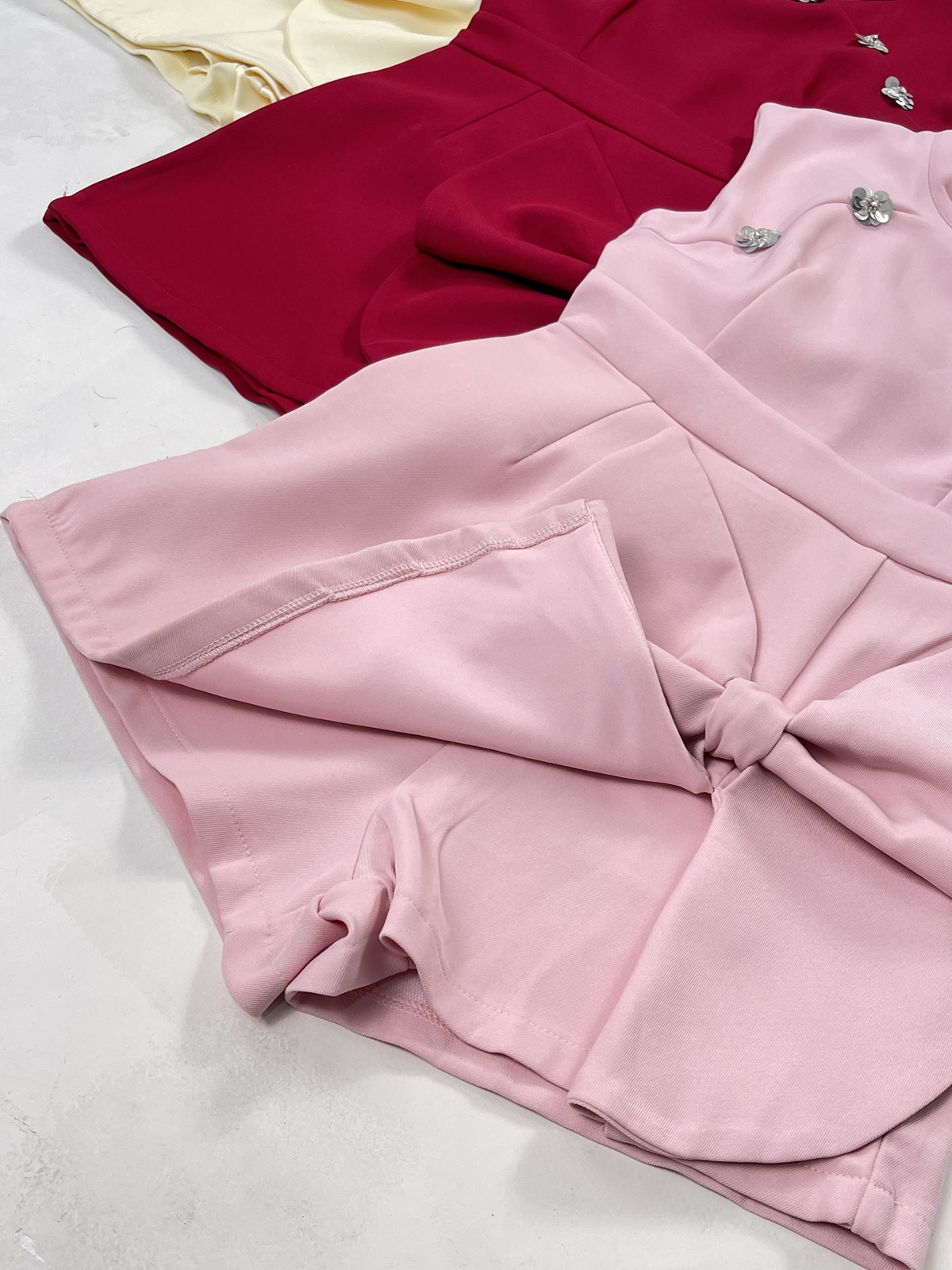 Prosperity Bow Qipao Romper M127