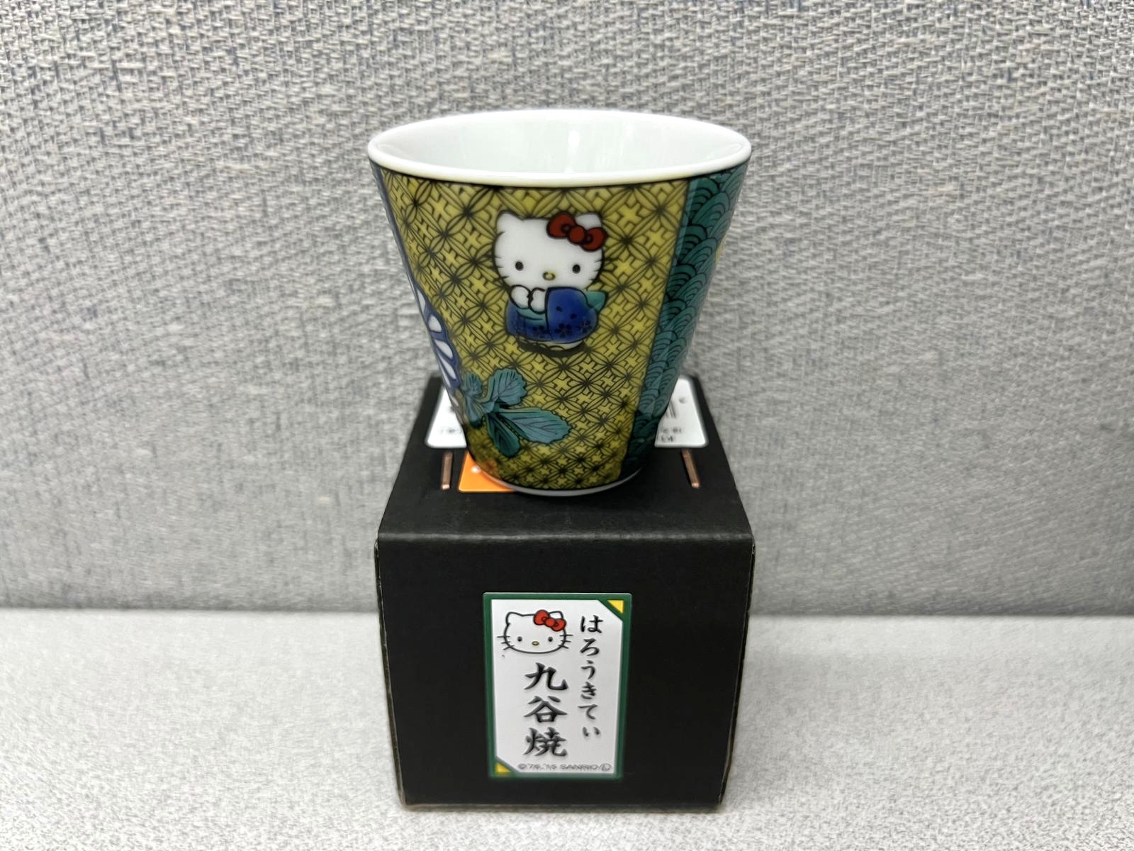 🎌日本直送🎌 Hello Kitty 日本製《九谷燒》清酒杯