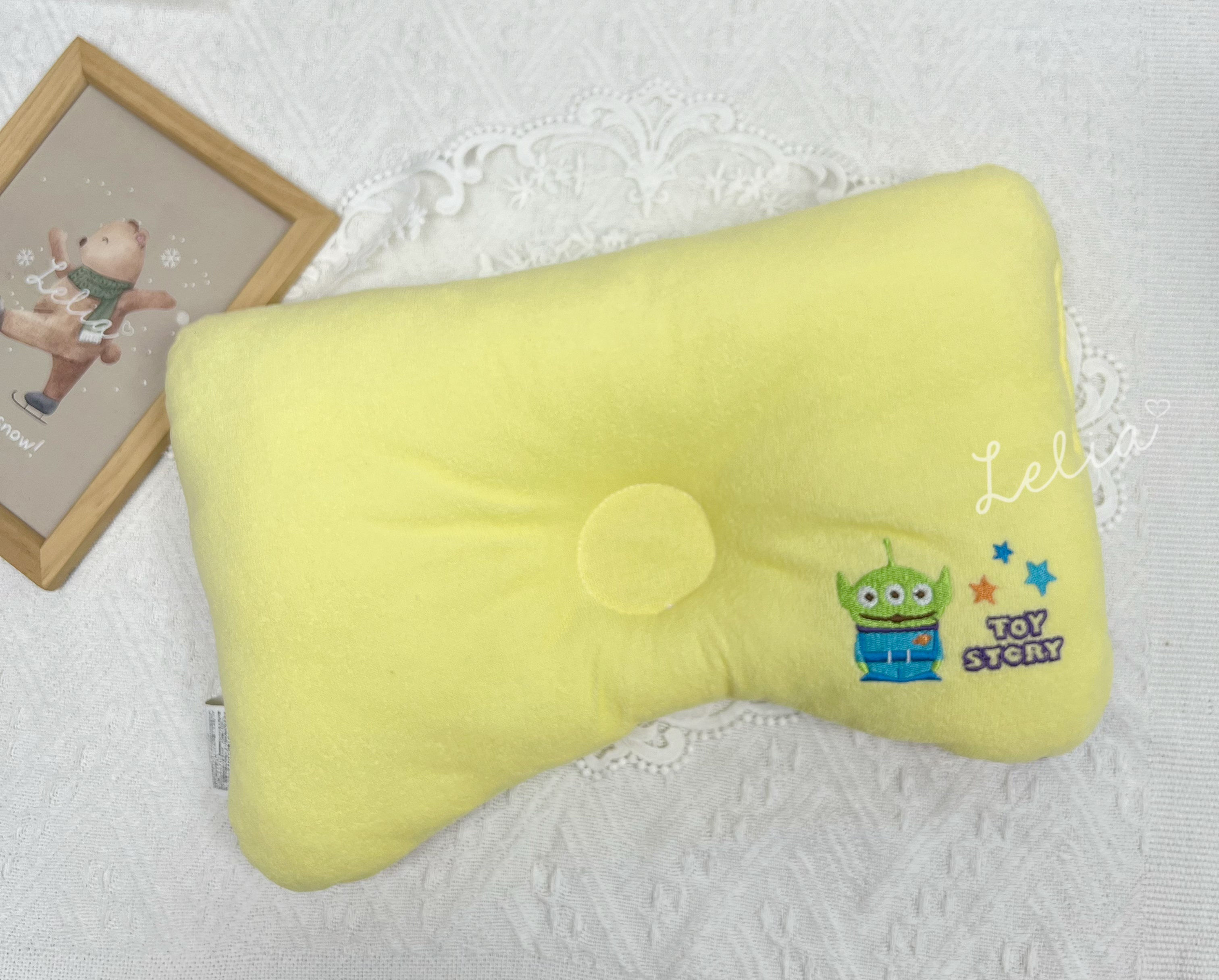 ▫️現貨▫️日本ToyStory三眼仔雙面定型枕頭