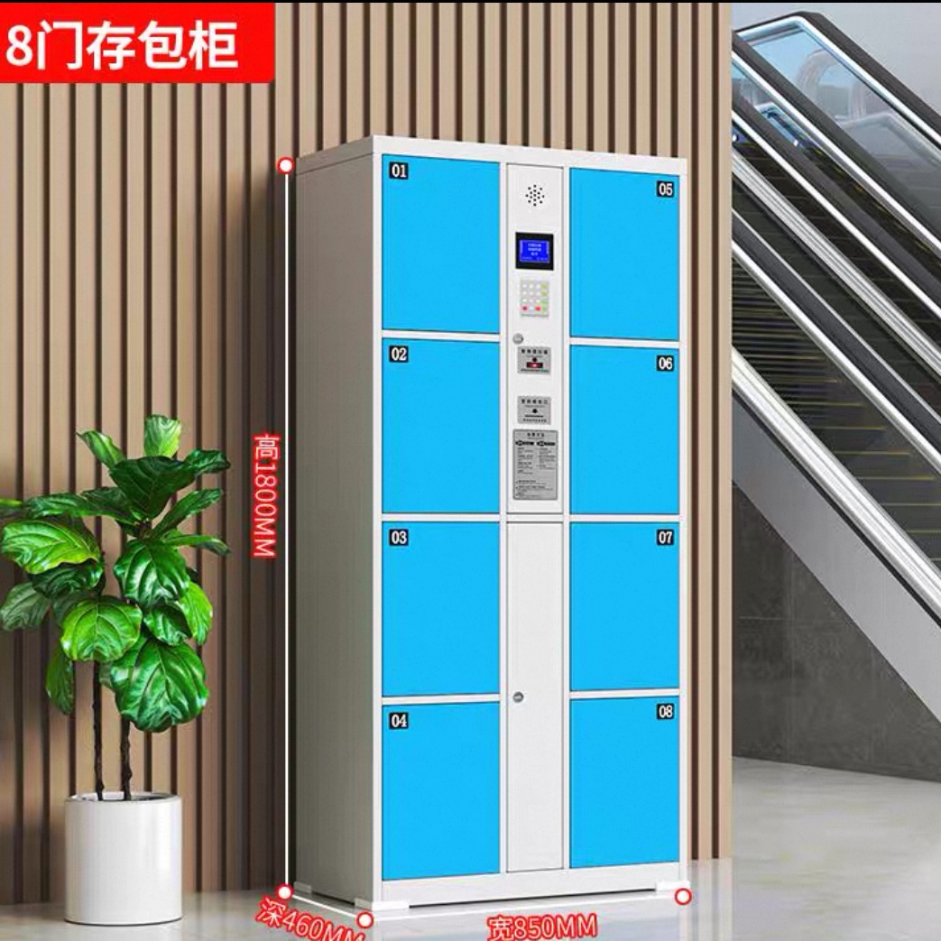 超市電子儲物櫃 學校商場人臉條碼智能寄存櫃 指紋掃碼儲物櫃 Storage locker