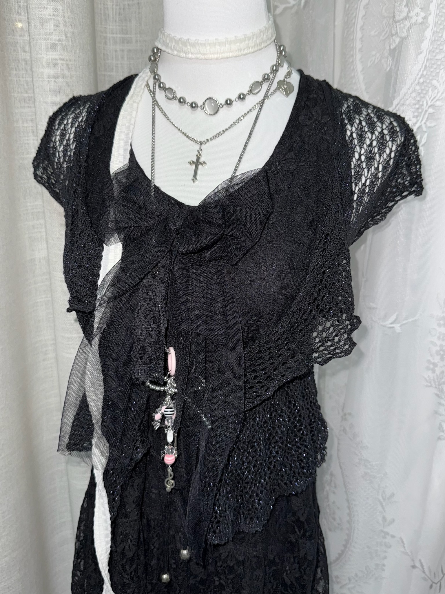 Dark Victorian-Inspired Modern Goth Fairycore Set