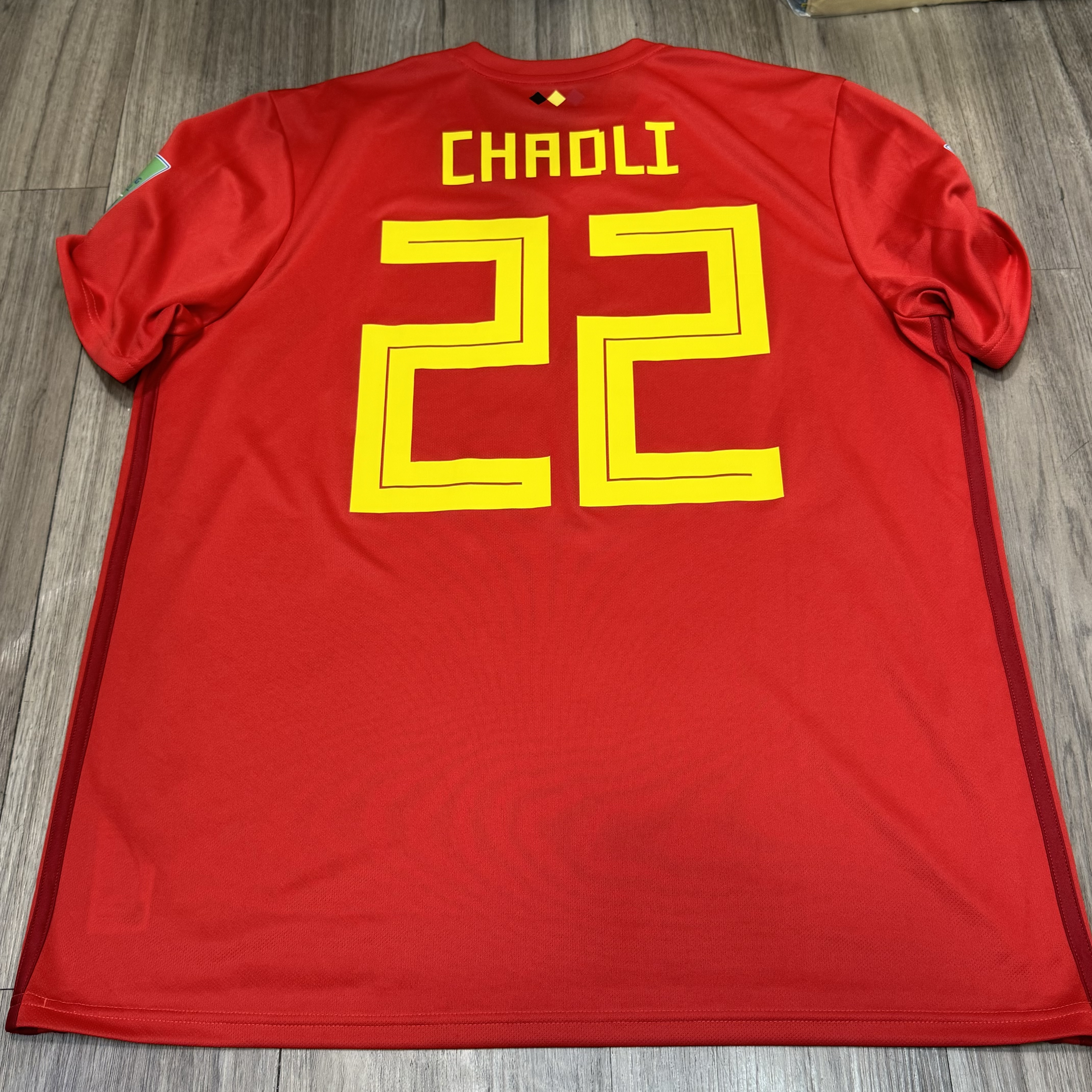 Belgium WC2018 home shirt #22 Chadli