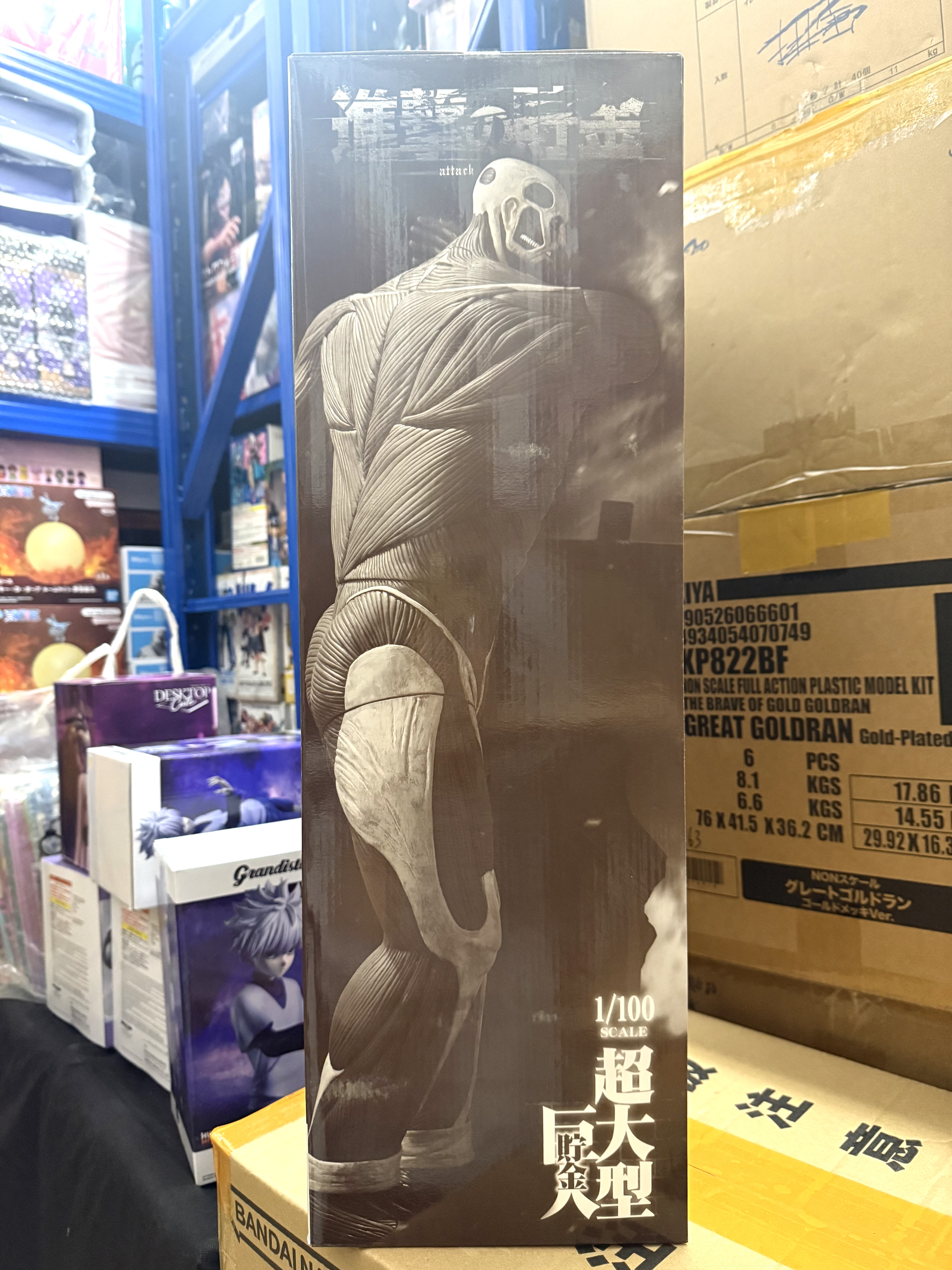 《魂商店限定》超大型巨人 存錢筒 Figure 進擊的巨人 高約60cm