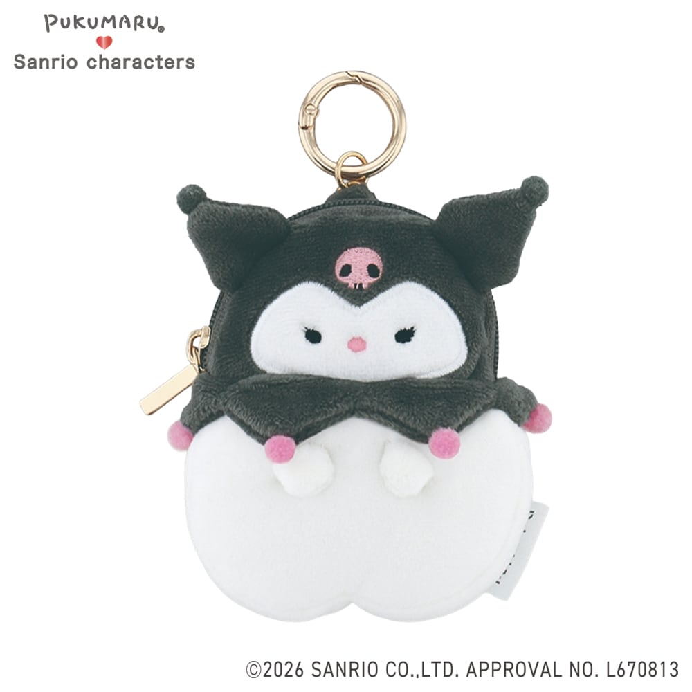 預訂 | 日本版 Sanrio 豆豉眼 肥嘟嘟拉鏈小袋