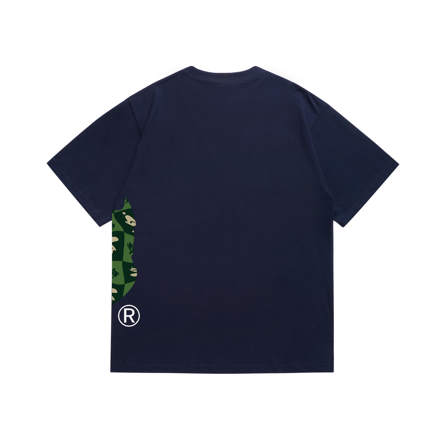Bape Distortion Side Big Ape Head Tee