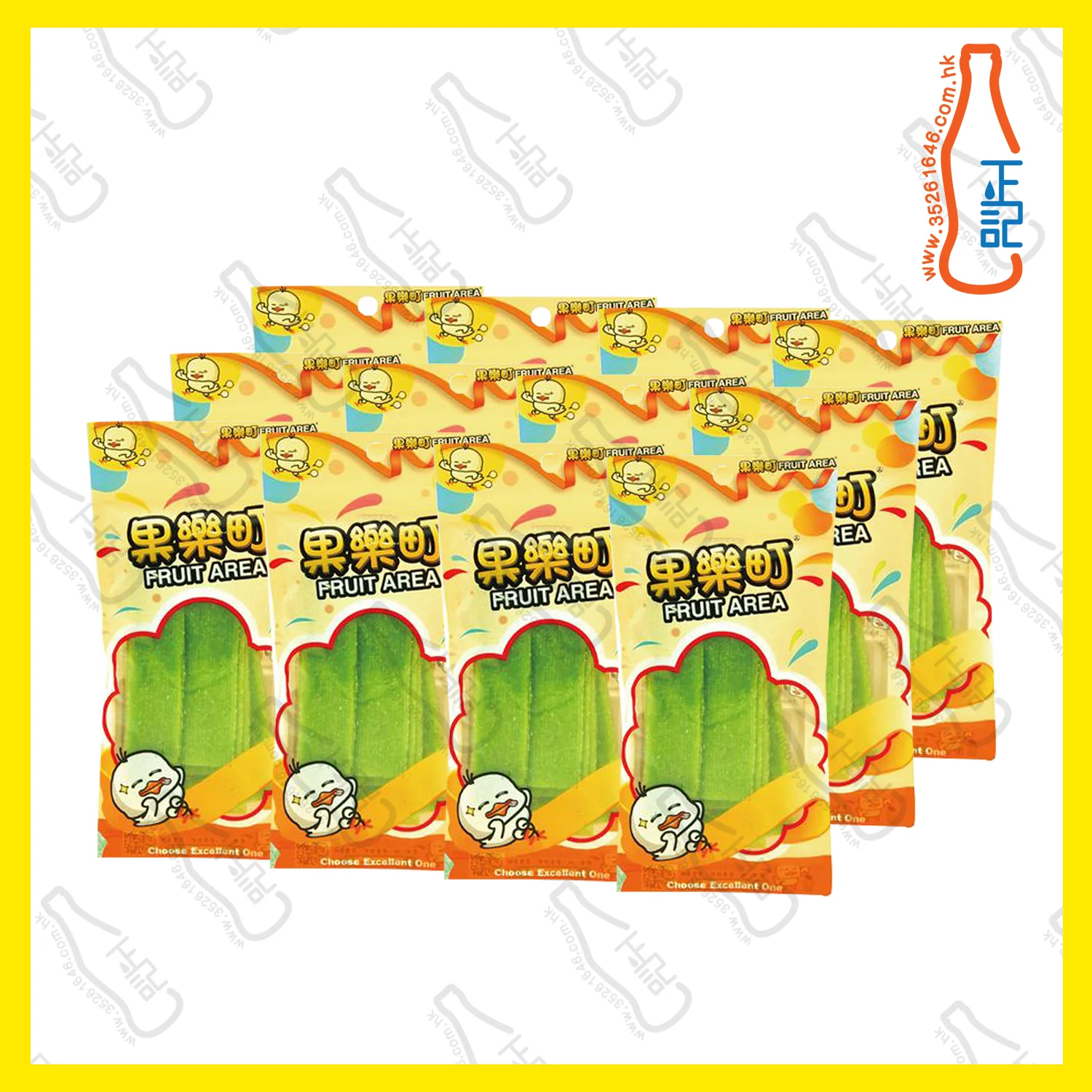 ==FT4259 果樂町 蘋果打沙酸條 80g x【12包】/袋