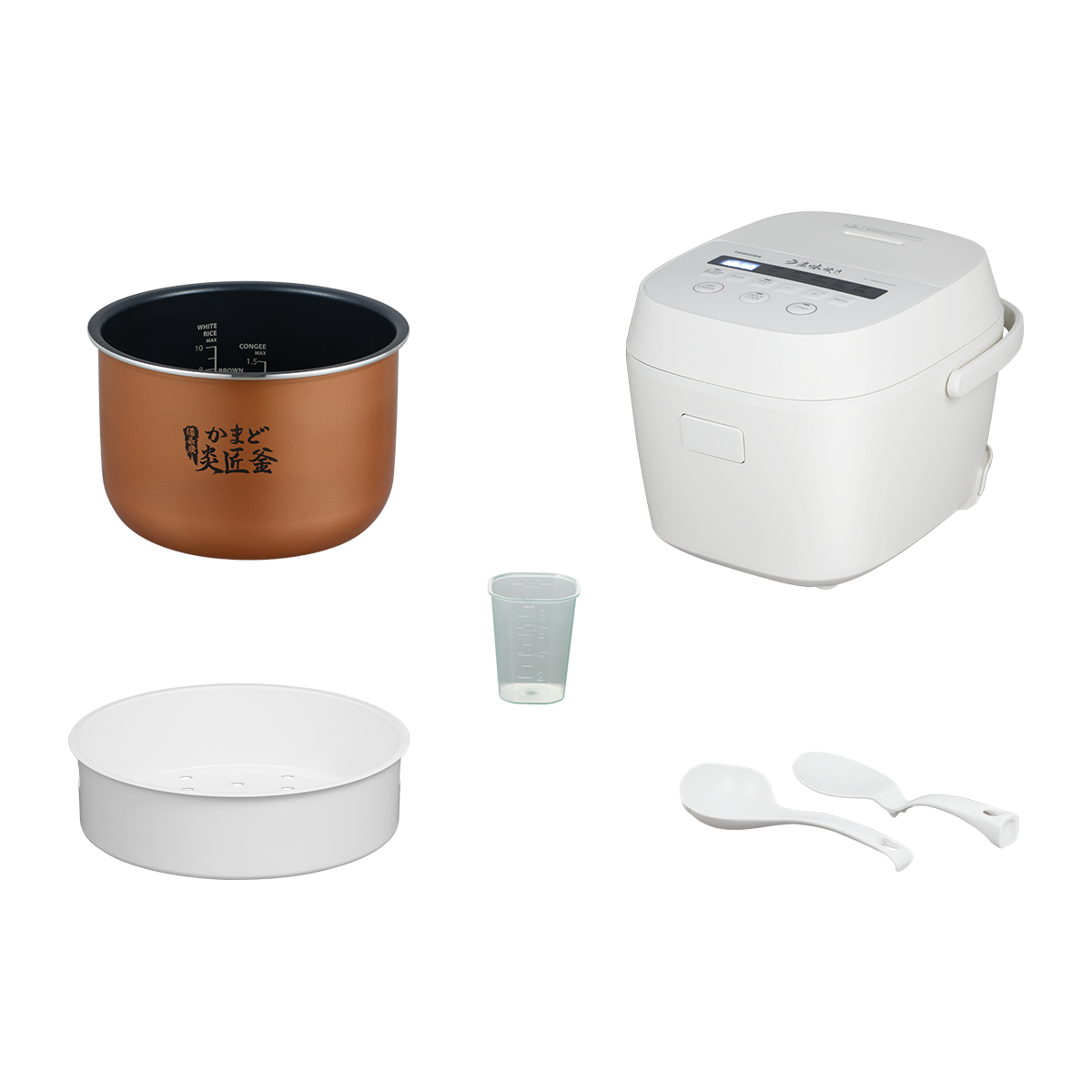 Toshiba 1.8L Umami Digital Rice Cooker RC-18DHVMY(W)