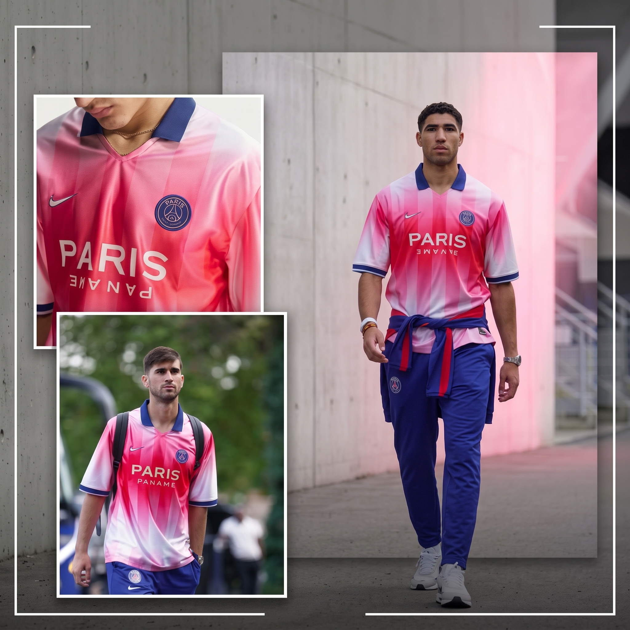 Nike PSG 巴黎聖日門漸變粉紅Energy短袖上衣 IO3451-679