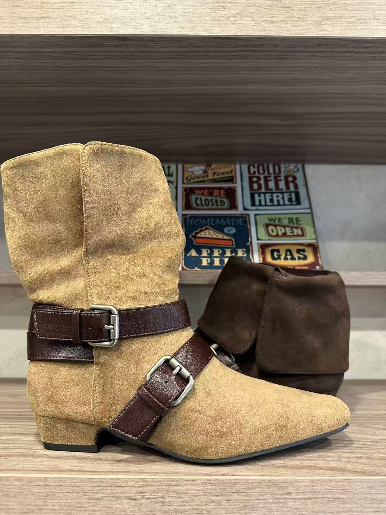 猄皮Ankle boots  
