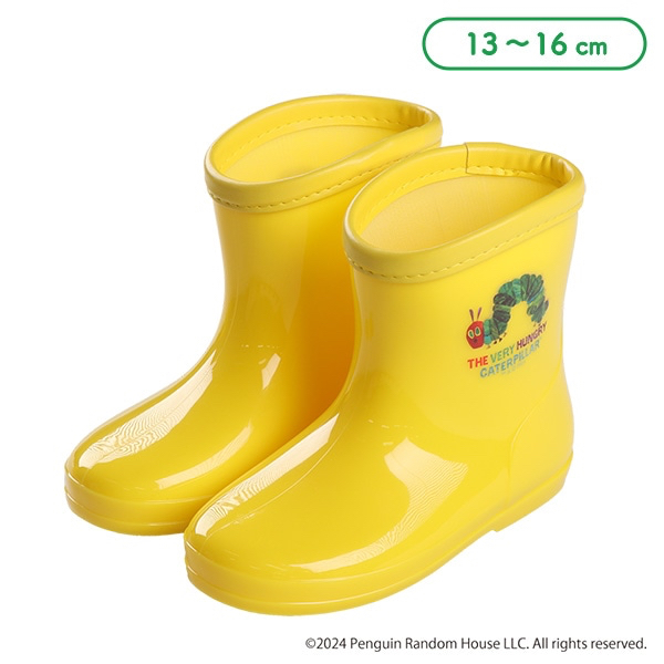 🇯🇵預訂 日本直送🇯🇵好餓的毛毛蟲印花兒童雨靴水靴